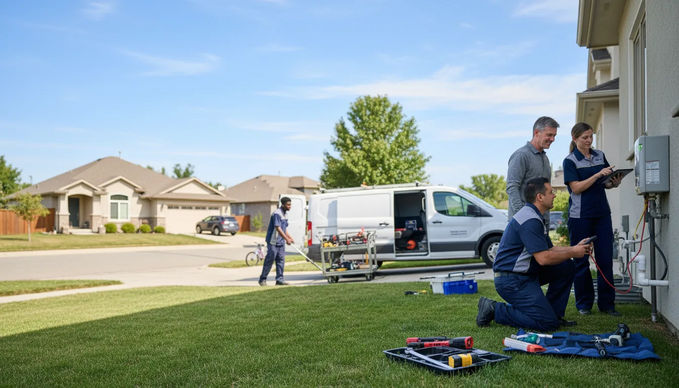 Tankless water heater service in Powhatan, LA